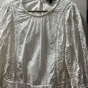 Banana Republic eyelet blouse , size tall XL